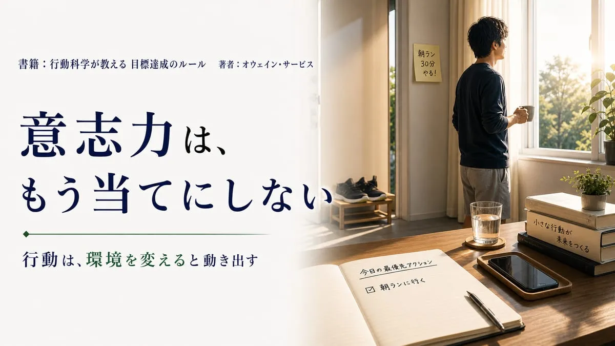 『行動科学が教える 目標達成のルール』