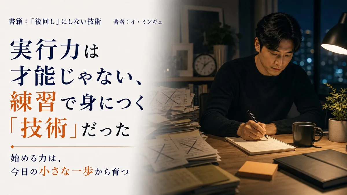 『「後回し」にしない技術』