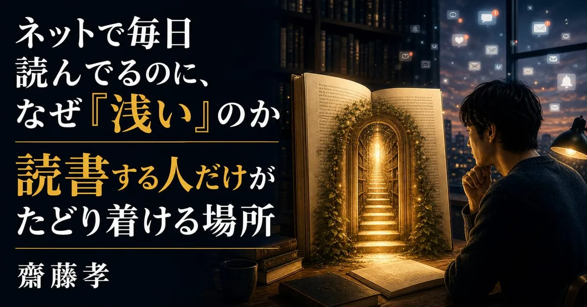 『読書する人だけがたどり着ける場所』