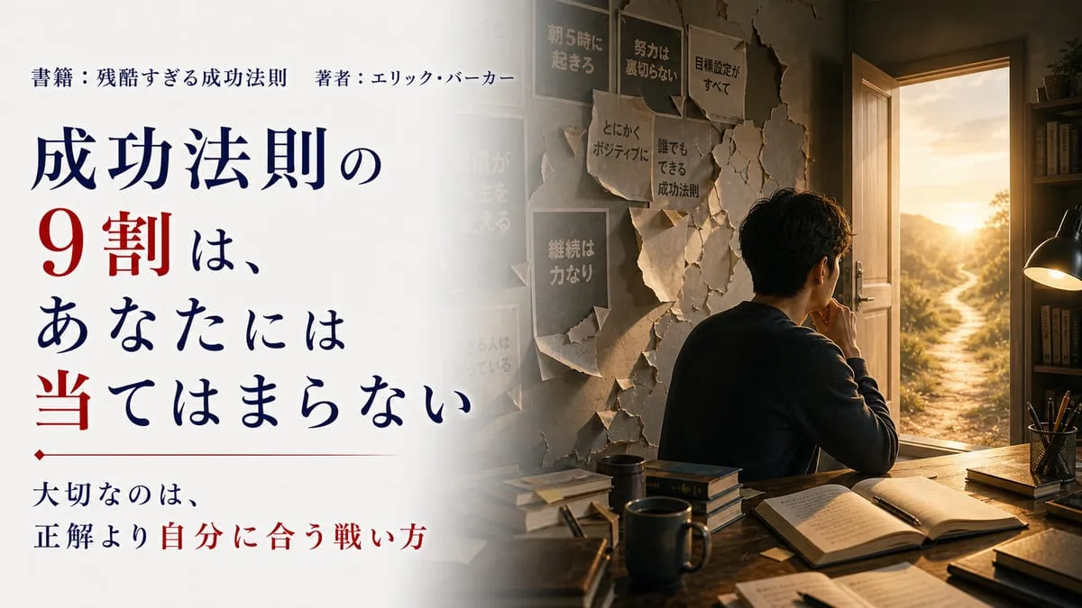 『残酷すぎる成功法則』