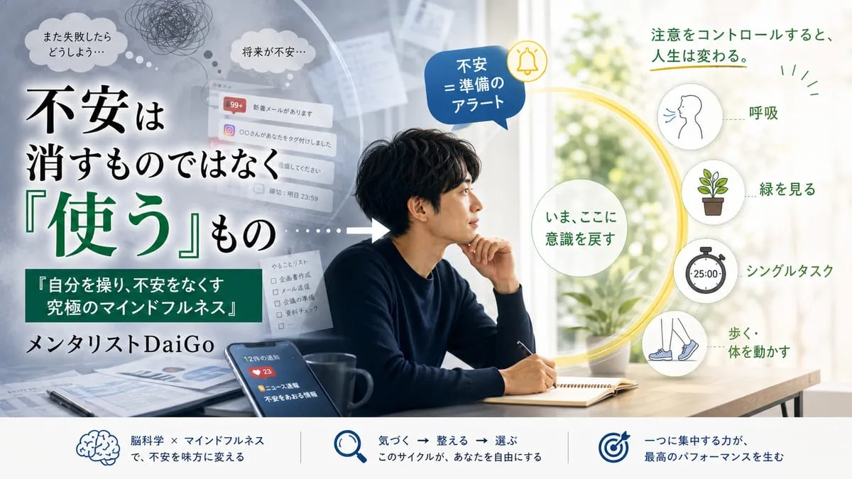 『自分を操り、不安をなくす 究極のマインドフルネス』