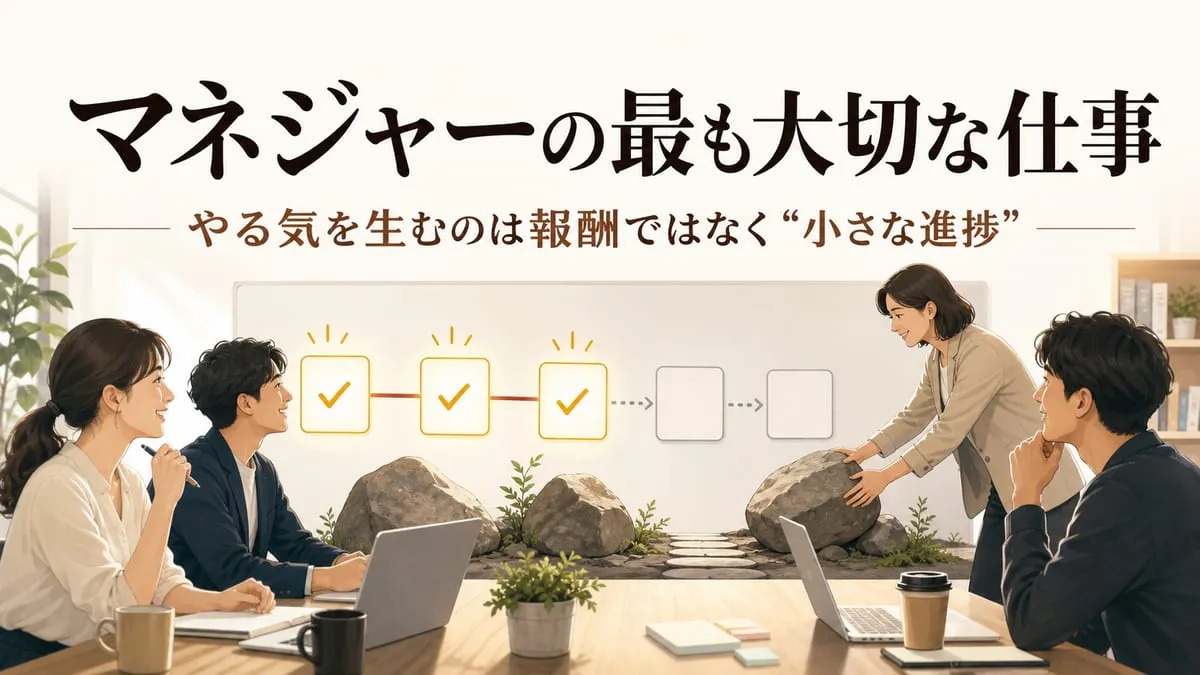 『マネジャーの最も大切な仕事』
