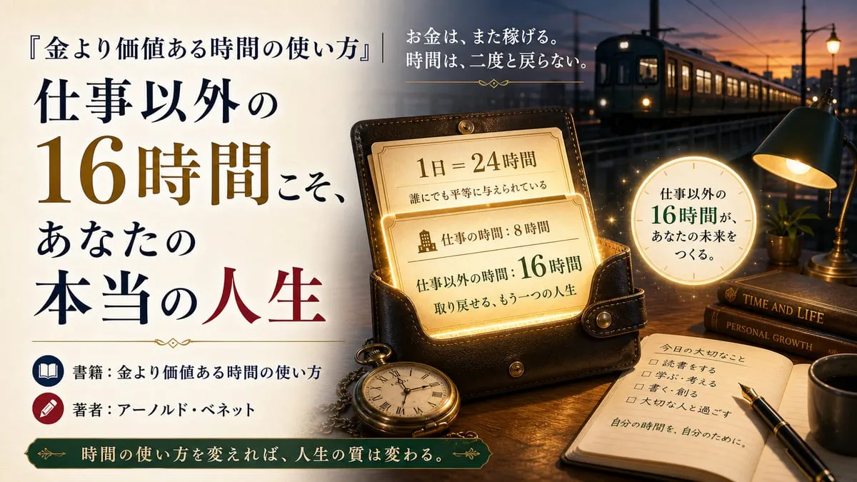 『金より価値ある時間の使い方』