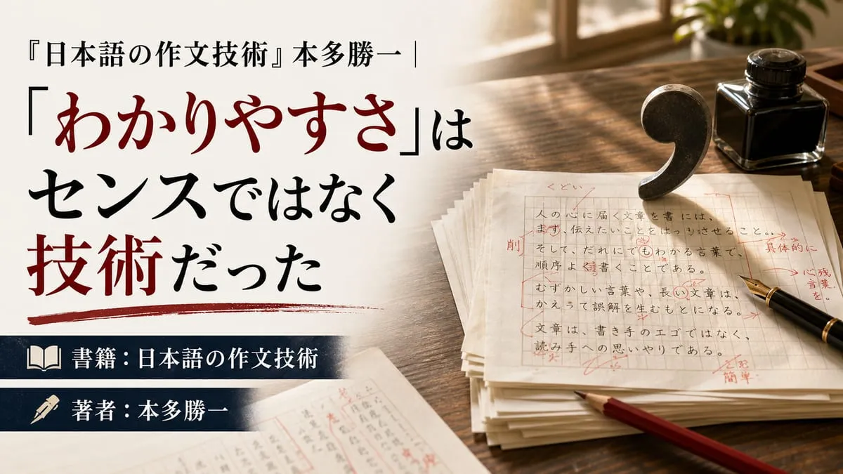 『日本語の作文技術』