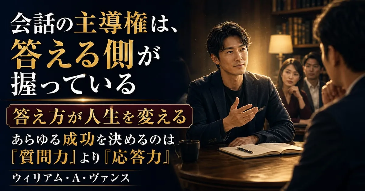 『答え方が人生を変える あらゆる成功を決めるのは「質問力」より「応答力」』
