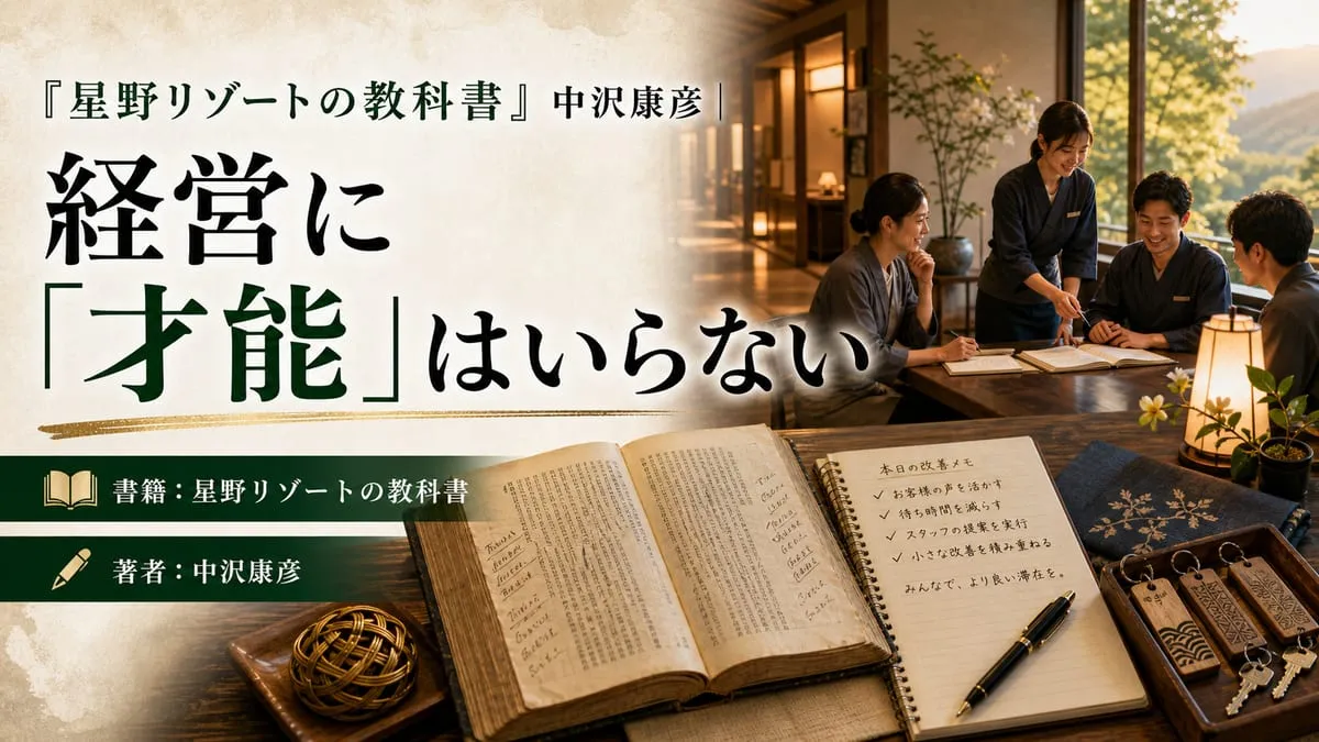 『星野リゾートの教科書』