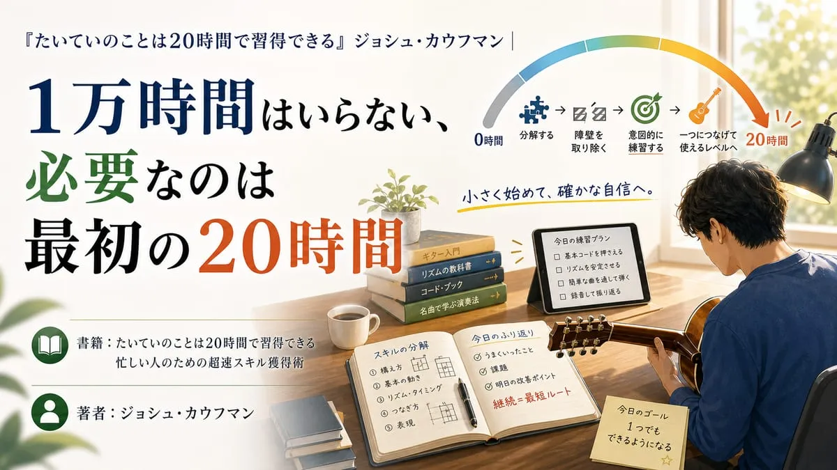 『たいていのことは20時間で習得できる』