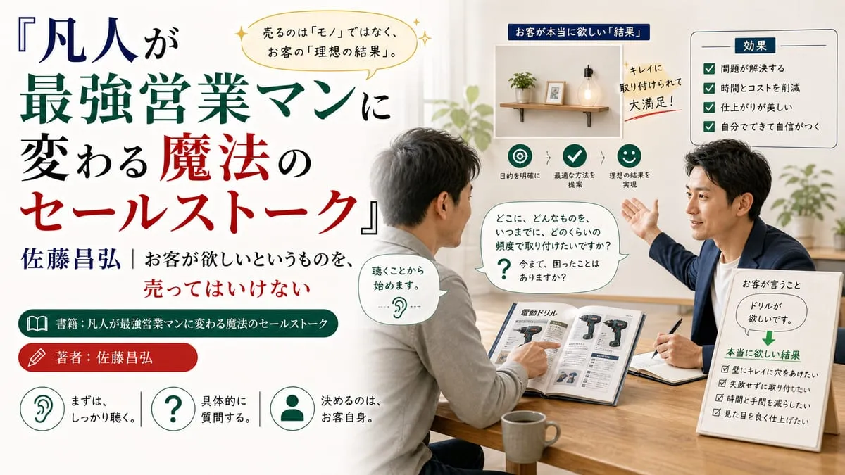 『凡人が最強営業マンに変わる魔法のセールストーク』