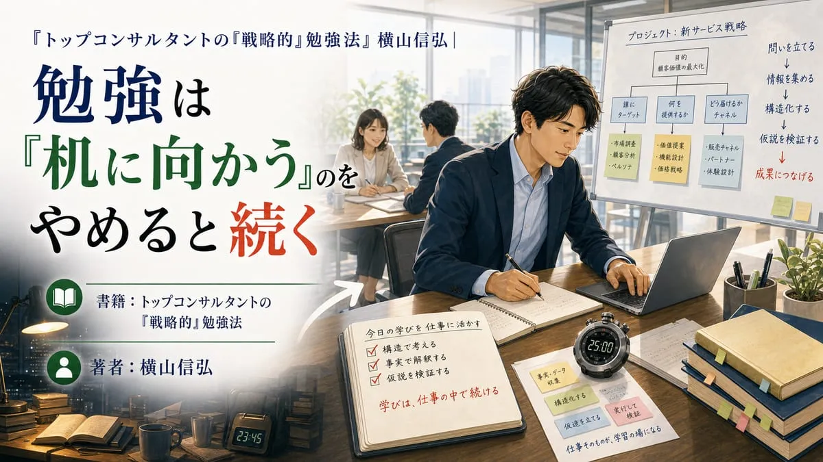 『トップコンサルタントの「戦略的」勉強法』