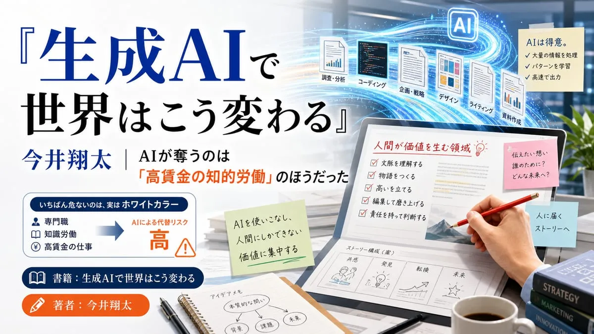 『生成AIで世界はこう変わる』