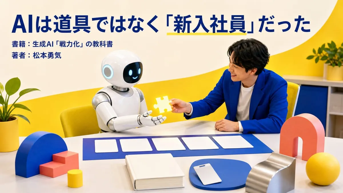 『生成AI「戦力化」の教科書』