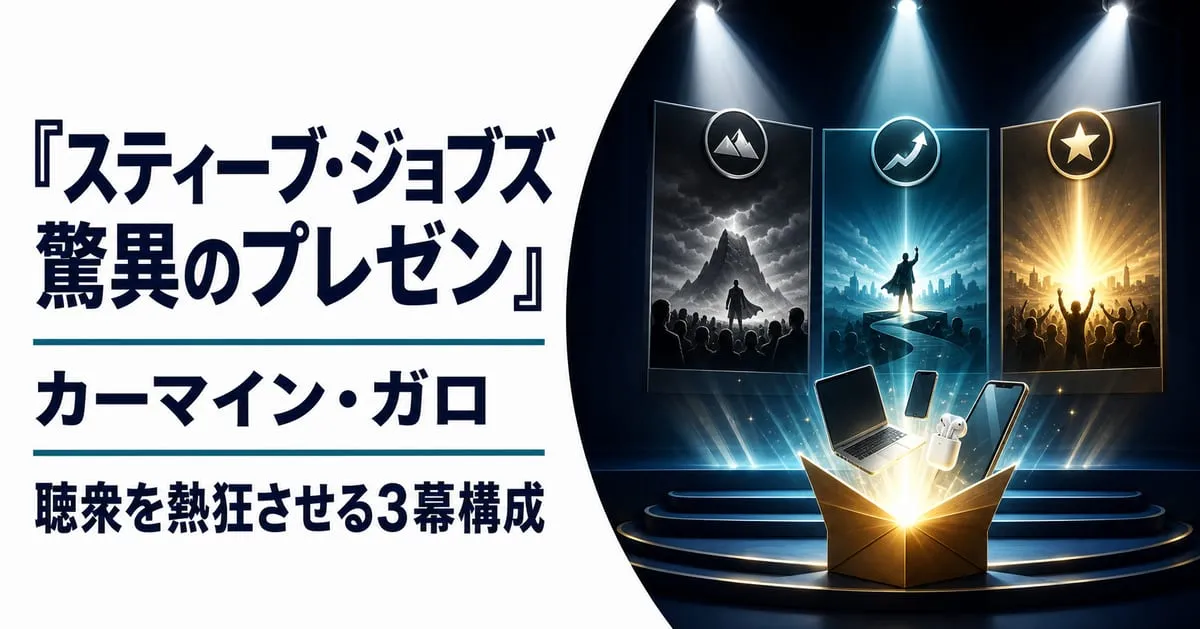 『スティーブ・ジョブズ 驚異のプレゼン』