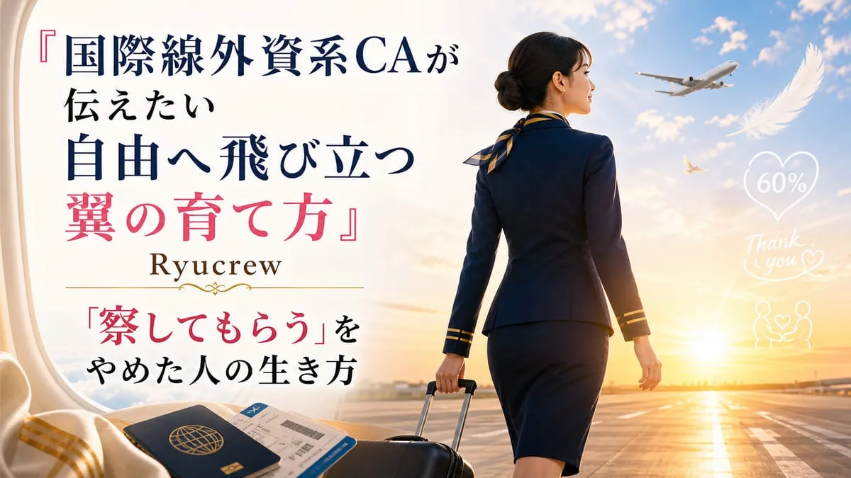 『国際線外資系CAが伝えたい自由へ飛び立つ翼の育て方』
