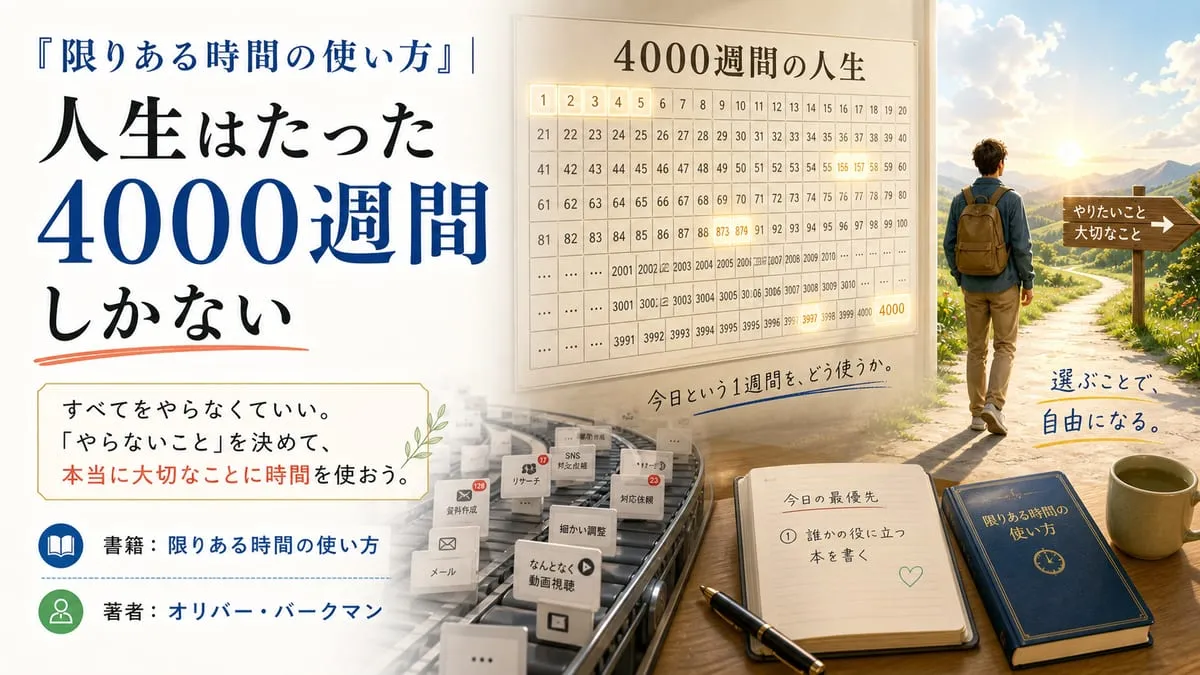 『限りある時間の使い方』